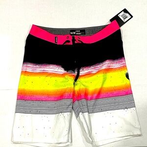 HURLEY Boys 16/28 Color block board Shorts NEW